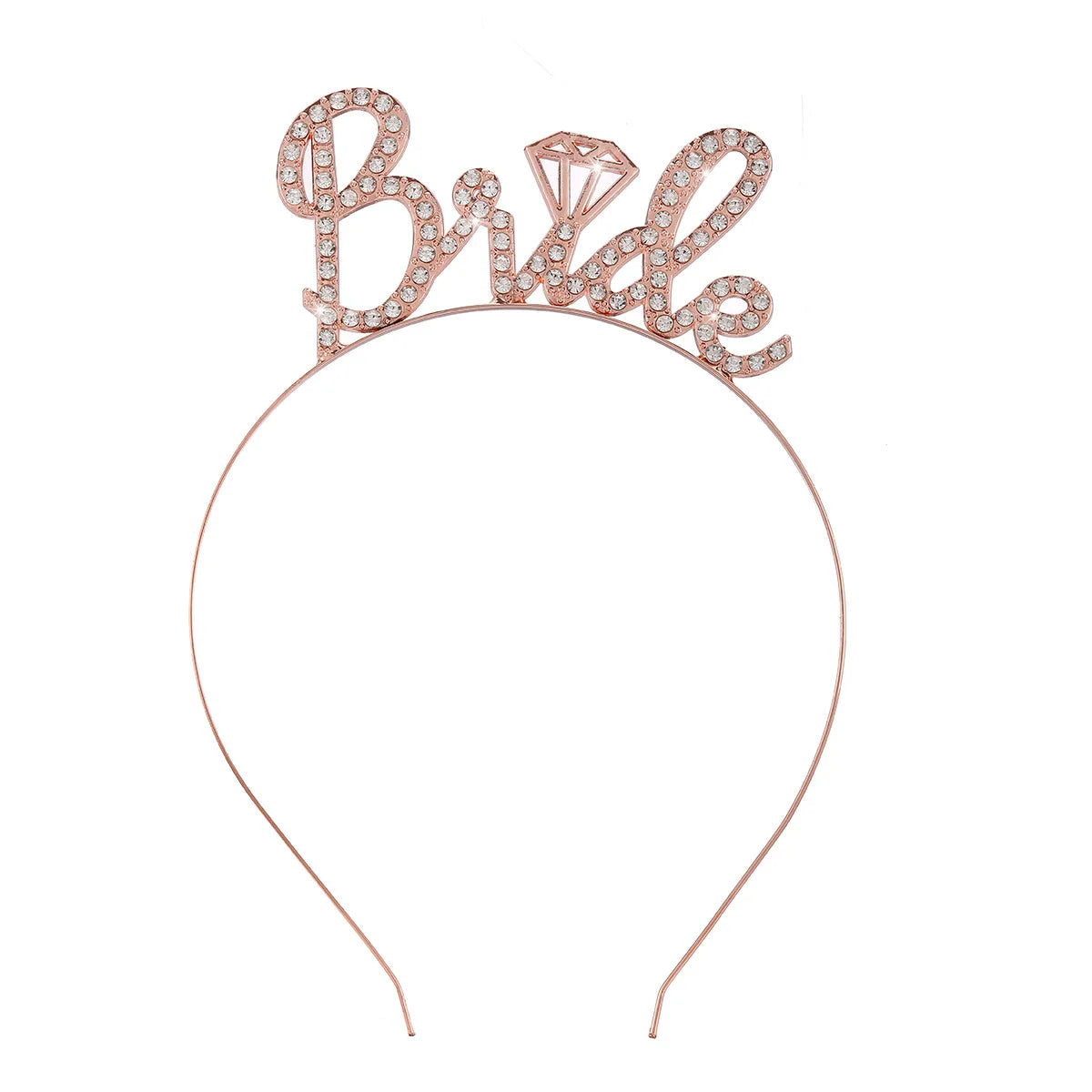 Diamond Letter Headband Bride to Be Sash Veil for Women Wedding Party Bridal Shower Gift WB019 Good Vibrations