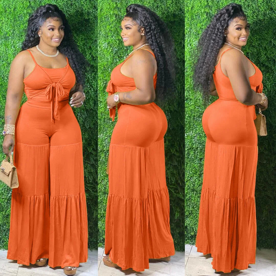 2021 Women Striped Plus Size 2 Piece Sets Women Outfits Crop Top Pants Two Pieces Sets Summer Clothes for Female Good Vibrations