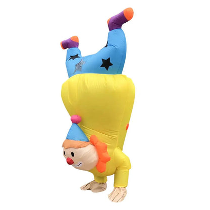 Halloween Costumes for Adult Men Women Cosplay Clown Anime Mascot Inflatable Costume Carnival Party Christmas Role Play Dress Good Vibrations