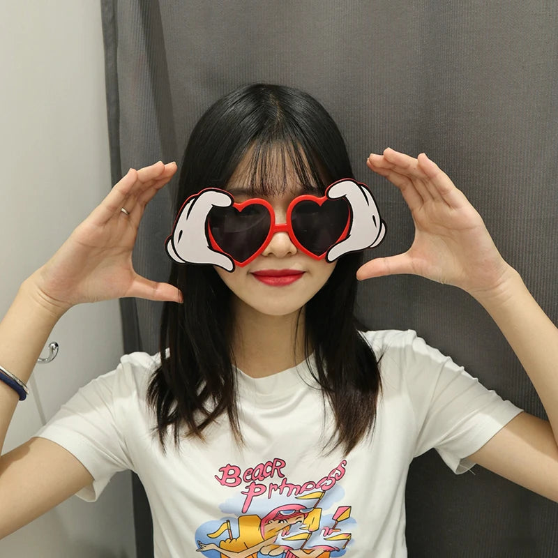 1 Pcs Sunglasses Funny Crazy Party Dress Glasses Accessories Novelty Costume Party Carnival Glasses Event Decoration Supplies Good Vibrations