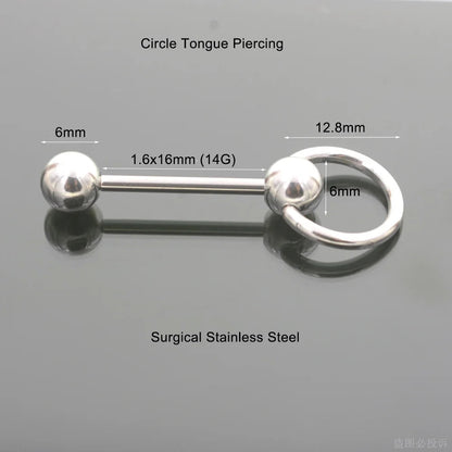 Sexy Genital Spider Moon KISS Rose Tongue Piercing Heart Balls Surgical Stainless Steel Tongue Rings Daisy Tounge Rings Jewelry Good Vibrations Adult Super Store