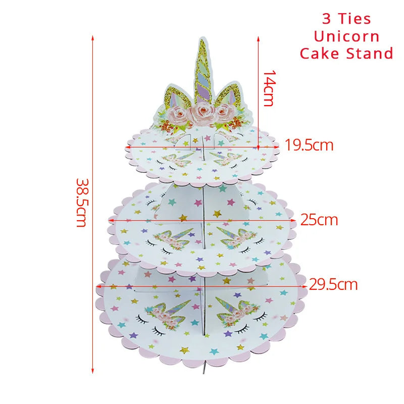 Unicorn Decoration Birthday Party Decor Kids Unicorn Disposable Tableware set Unicornio Baby Shower Girl Birthday Party Supplies Good Vibrations