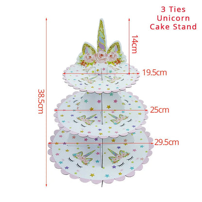 Unicorn Decoration Birthday Party Decor Kids Unicorn Disposable Tableware set Unicornio Baby Shower Girl Birthday Party Supplies Good Vibrations