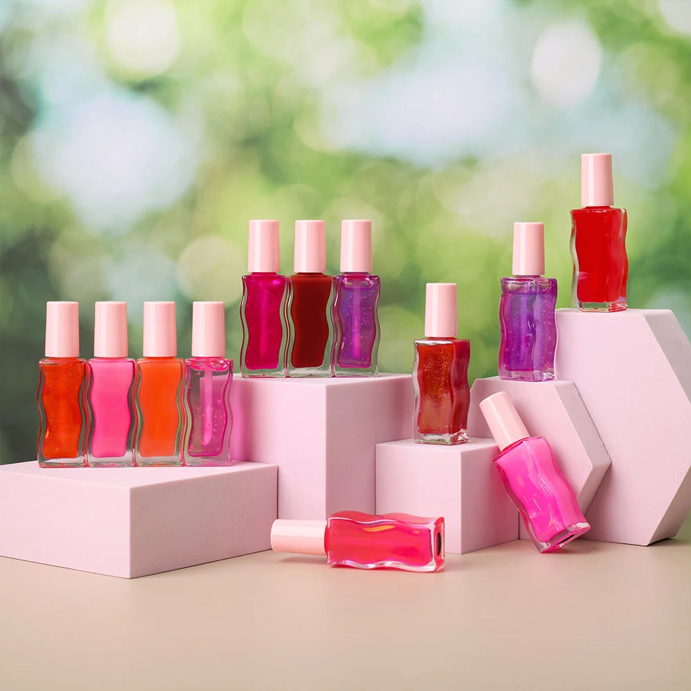 Wholesale Glossy Lip Gloss with Glitter Mineral-Infused Private Label Beauty Makeup Cream Liquid in Box Packaging Good Vibrations