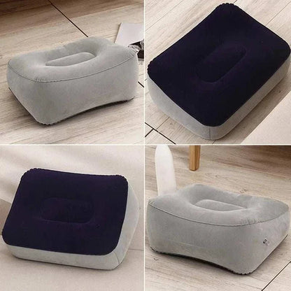Inflatable sex pillow wedge for adult erotic games and positions.