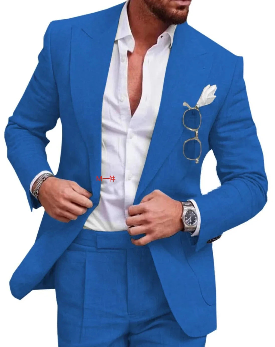 S-4XL Men Suits Prom Tuxedo Slim Fit 2 Piece Groom Wedding Suits for Men Custom Blazer 2 Pieces (jacket+pant)