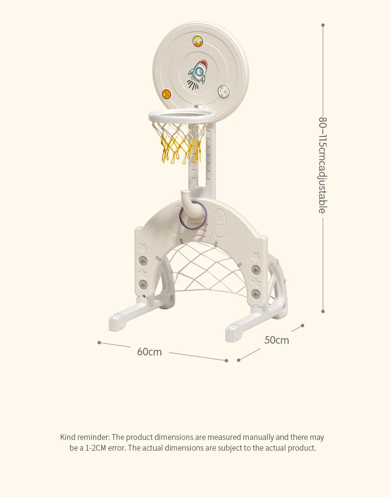 Children's Indoor Playground Equipment Plastic Swing and Slide Combination Playhouse with Ball Pit for Home or School Use Good Vibrations