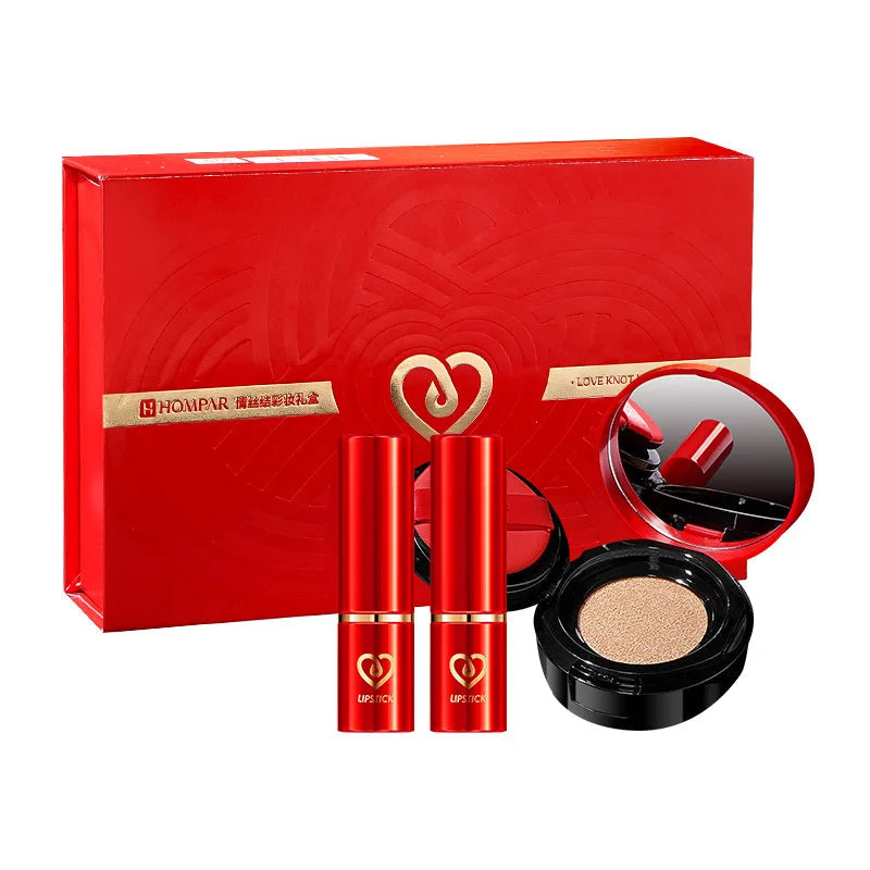 Luxury Pet Leather Bag Lipstick Set Non-Stick Cup Non-Fading Lip Balm Gift Box Lip Stick Full Set Wholesale Good Vibrations