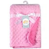 Wholesale 30X40inch Polyester Minky Dot Baby Blanket for Baby Sublimation Fleece Blanket  Minky Dot Baby Blanket Good Vibrations