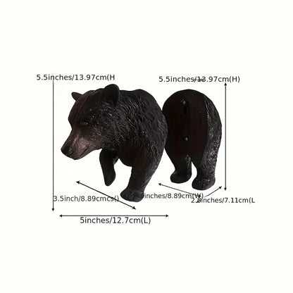 1pc, Tree Decoration Outdoor Baby Bear Garden Hide And Seek Tree Hug Outdoor Tree Sculpture Good Vibrations