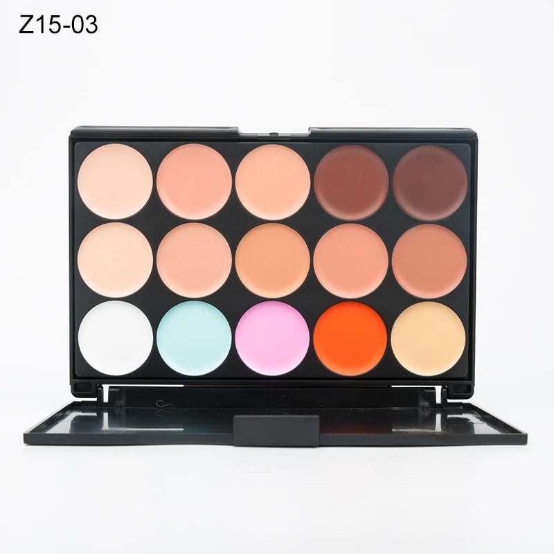 15 Colors Concealer Palettes Foundation Makeup Full Cover Contour Face Cream Base Primer Moisturizer Hide Blemish Good Vibrations