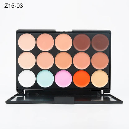 15 Colors Concealer Palettes Foundation Makeup Full Cover Contour Face Cream Base Primer Moisturizer Hide Blemish Good Vibrations