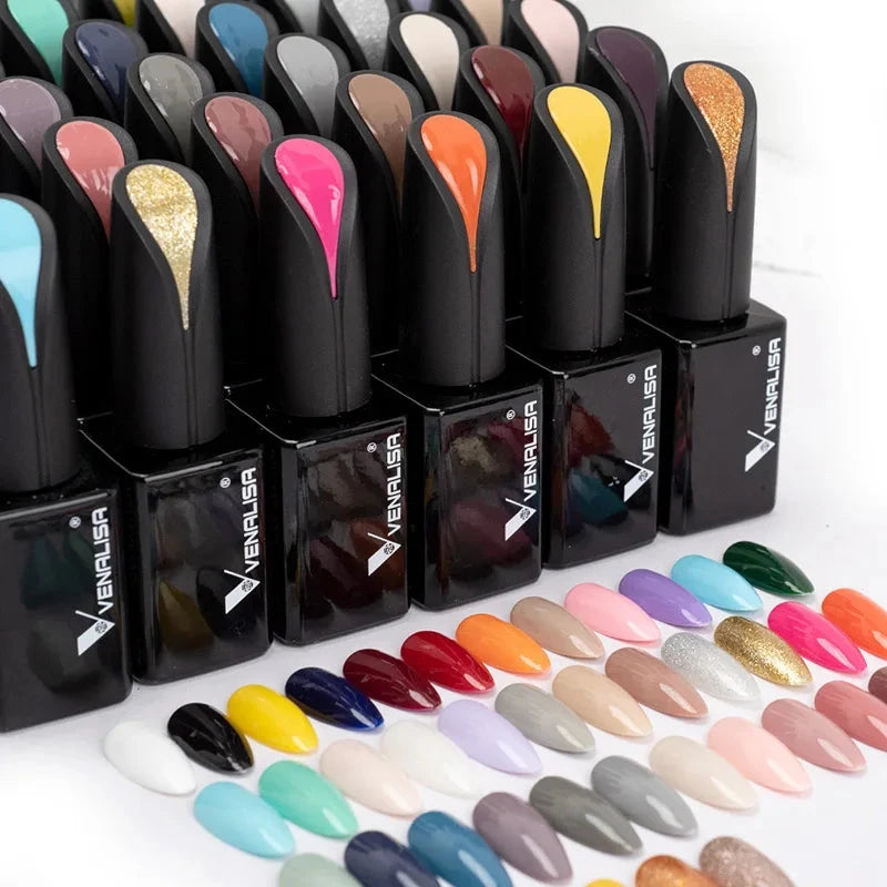 Venalisa 15ml Nail Art Gel Polish for Nails French Tip Manicure Gel Varnish Enamel Lacquer Color OEM Logo UV LED Nail Gel Polish Good Vibrations