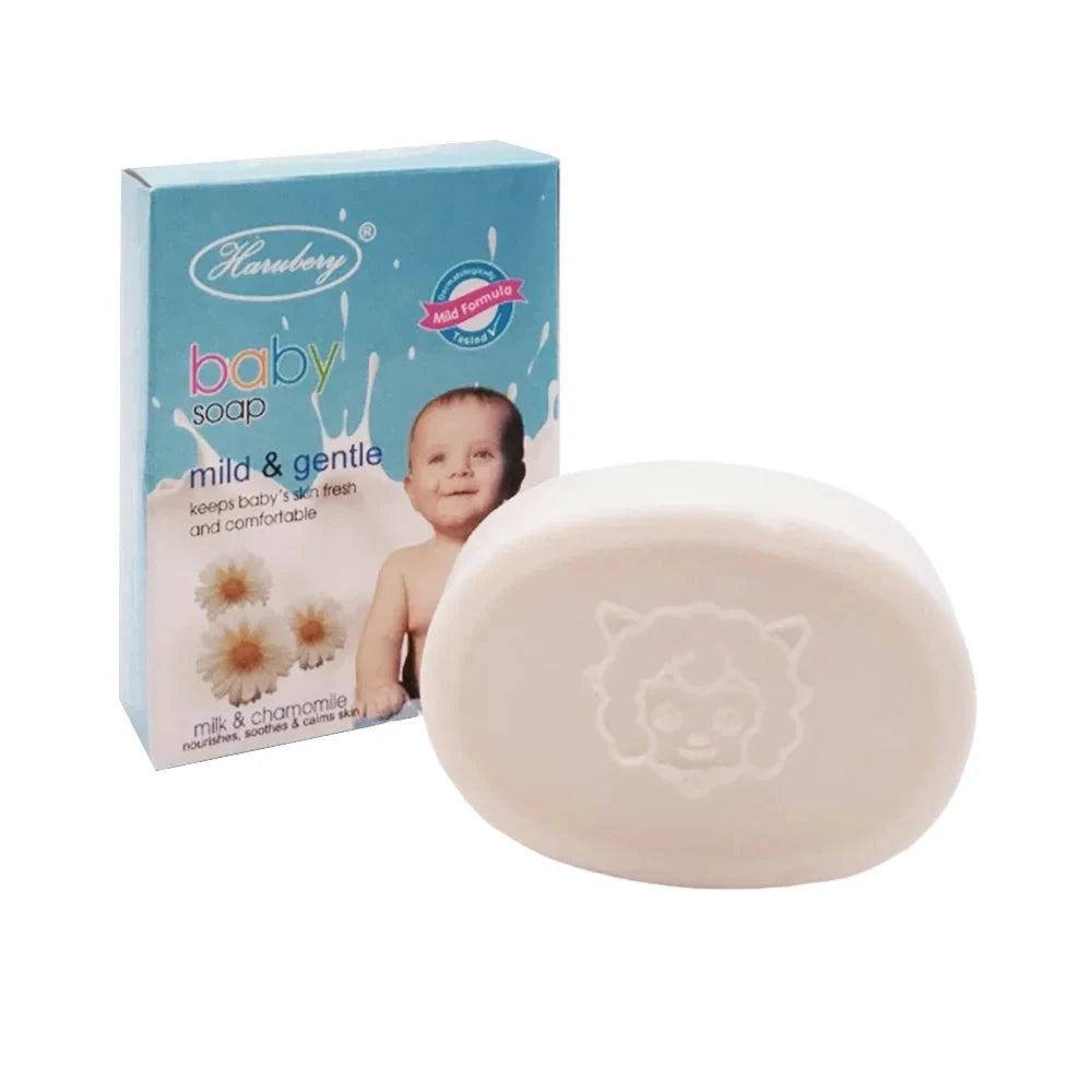GDL Chamomile and Baby Milk Bar Soap 80g for Baby Skin Care by Harubery Good Vibrations