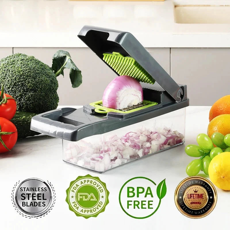 Manual Hand Easy Use Multifunctional Vegetables Cutter Kitchen Gadgets Vegetable Slicer Vegetable Chopper Good Vibrations