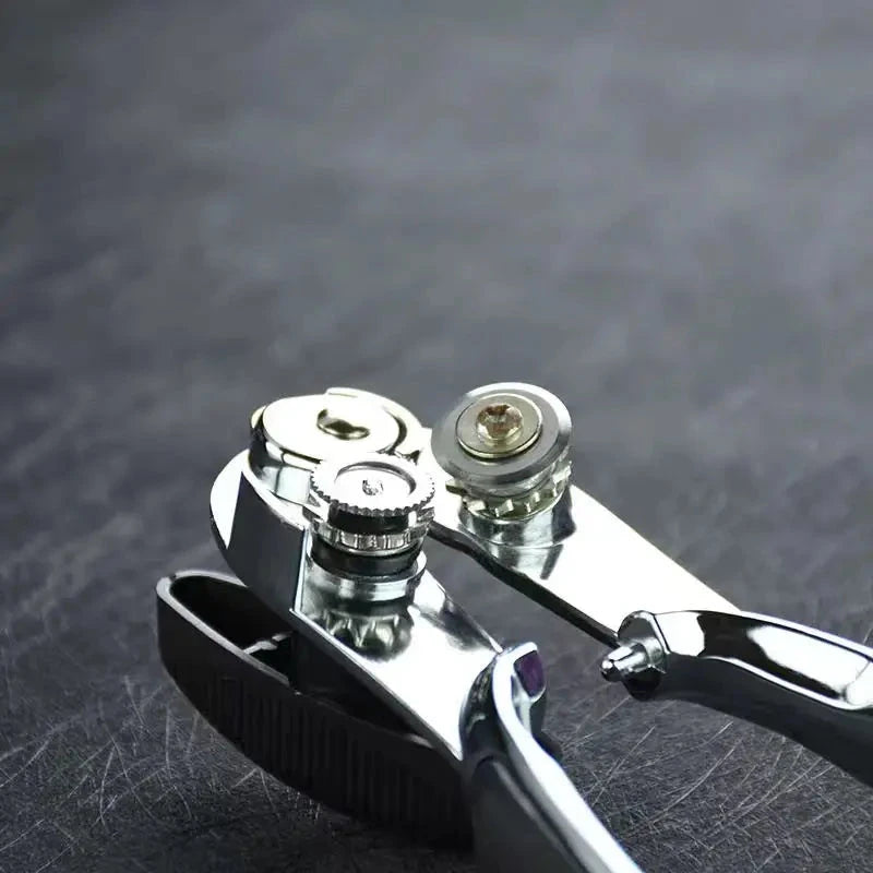 Home Product Manual Handheld Can Opener Anti-slip with Large Turn Knob Heavy Duty Bottle Openers Kitchen Gadgets Good Vibrations