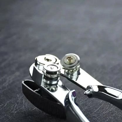 Home Product Manual Handheld Can Opener Anti-slip with Large Turn Knob Heavy Duty Bottle Openers Kitchen Gadgets Good Vibrations