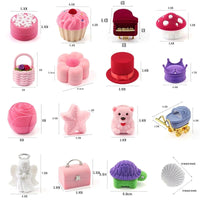 1 Piece Lovely Velvet Jewelry Box Container Wedding Ring Box for Earrings Necklace Bracelet Display Gift Box Holder 16 styles Good Vibrations