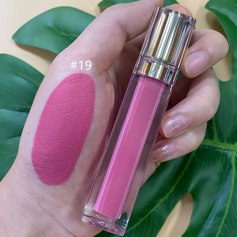 Hot Selling Liquid Matte Lipstick Private Label Waterproof Makeup Lip Gloss  Lipgloss for Women Good Vibrations