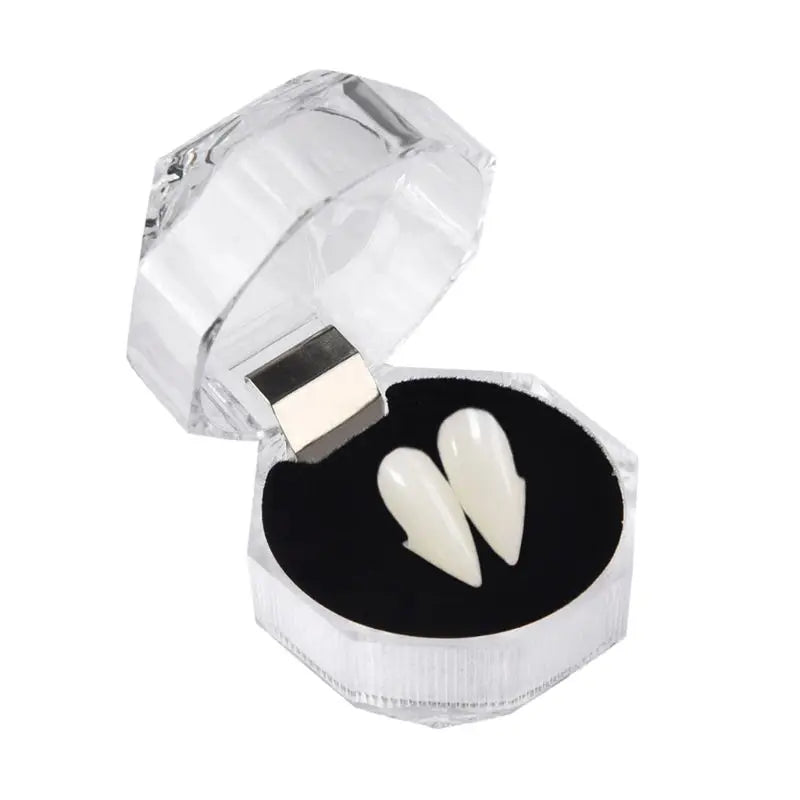 Adult Kids Halloween Party Costume Horrific Dress Vampire False Teeth Fangs Dentures Cosplay Photo Props Favors DIY Decorations Good Vibrations