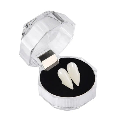 Adult Kids Halloween Party Costume Horrific Dress Vampire False Teeth Fangs Dentures Cosplay Photo Props Favors DIY Decorations Good Vibrations