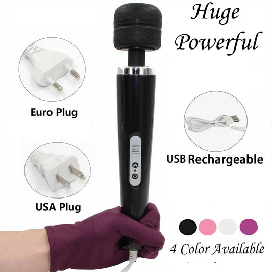 Powerful 10 Speeds Big Vibrator Magic Wand Body Massager Clitoris Stimulator Sex Toy for Women Adults 18 Female Masturbator Shop GOOD Vibrations