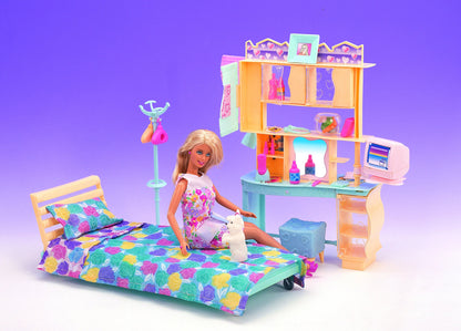 Accessories for 30cm bjd dolls  teacher classroom school kitchen for 30cm furniture pool Wardrobe closet bed bathtub bathroom Good Vibrations