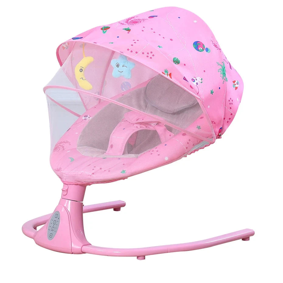 Factory Inventory or Customize Multi Functional Intelligent Electric Baby Smart Bed Kids' Cribs Child Cradle Swing Good Vibrations