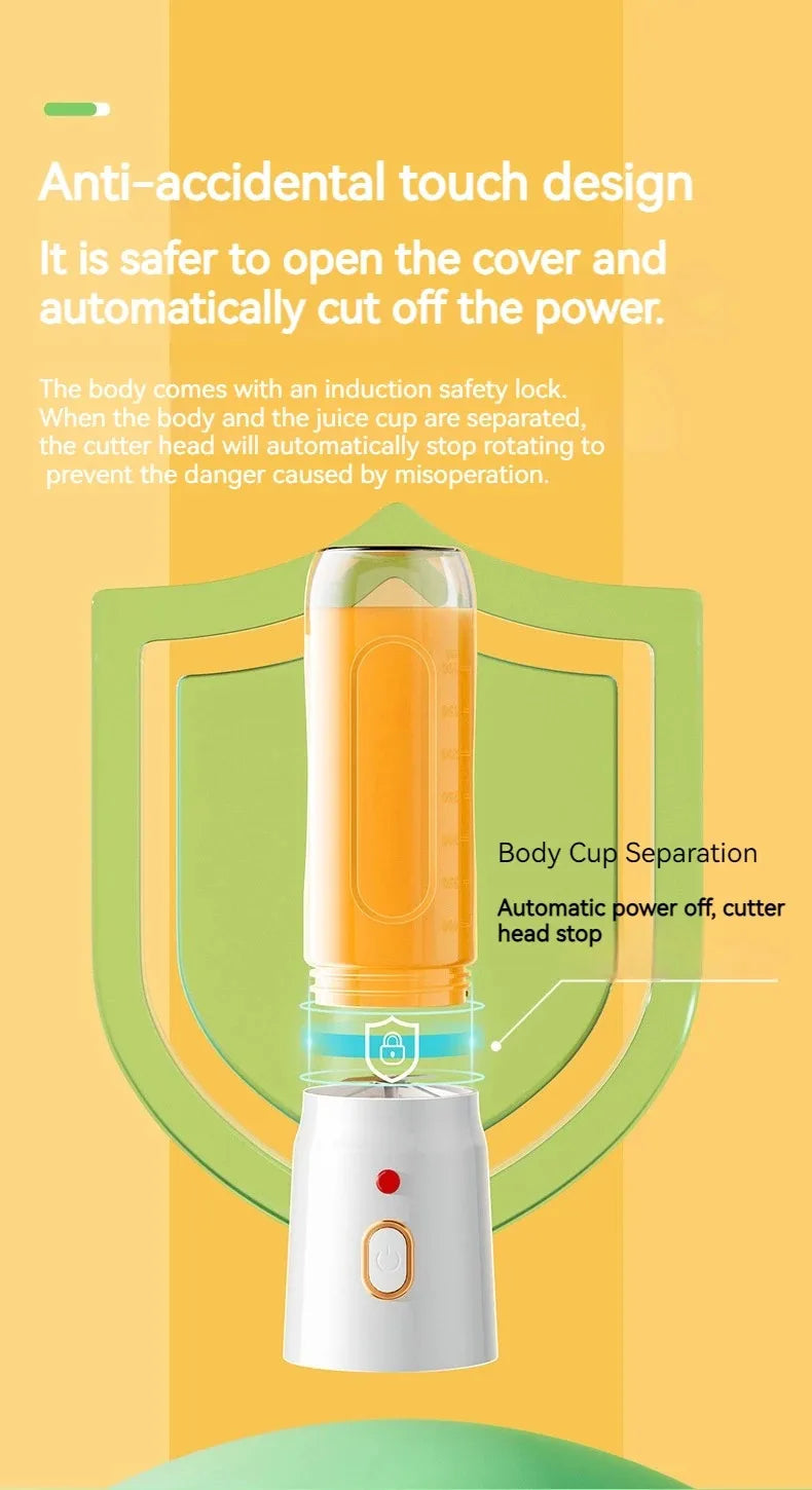 Rechargeable Blender Usb Juicer Orang Machine Slow Juicer Portable Electric Juicer Cup Good Vibrations