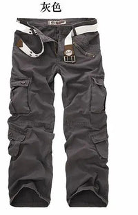 spring Autumn washing Multi-pocket camouflage overalls men cotton uniform pants men baggy cargo pants men,size 28-40 Good Vibrations