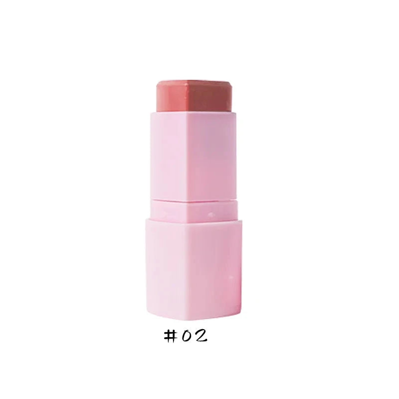 Custom LOGO hot sale heart-shaped rouge stick blush stick lipstick natural colour correction stick lipstick blusher Good Vibrations
