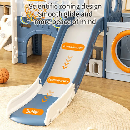 Pirate Ship Indoor Playhouse Slide Baby Plastic Toy for Toddlers Kids Home Playground Playroom Equipment Garden Shopping Mall Good Vibrations