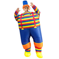 Halloween Costumes for Adult Men Women Cosplay Clown Anime Mascot Inflatable Costume Carnival Party Christmas Role Play Dress Good Vibrations