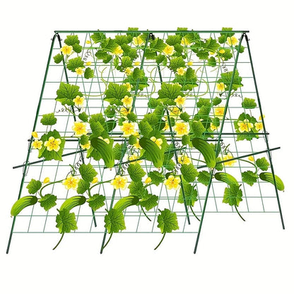 48'x48'Tall Bed Cucumber Trellis,foldable A-frame Garden Trellis,suitable for Outdoor Climbing Nets,vegetable Trellis Good Vibrations