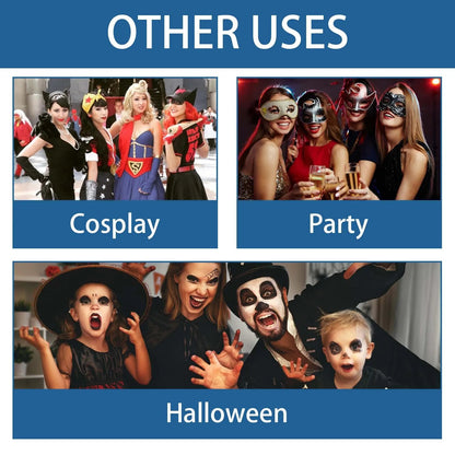 Jaysuing Solid Dental Glue Halloween Costume Party Vampire Dental Glue Prosthetic Dental Glue Hole Filling Good Vibrations