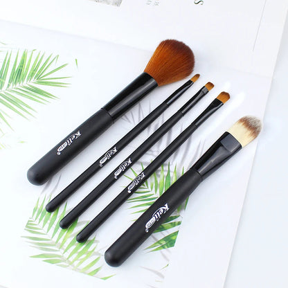 Factory Supply 5 Pcs Makeup Brush Set Unique Makeup Brush Set for Cosmetic Foundation Powder Eye Shadow Make up Brush Good Vibrations