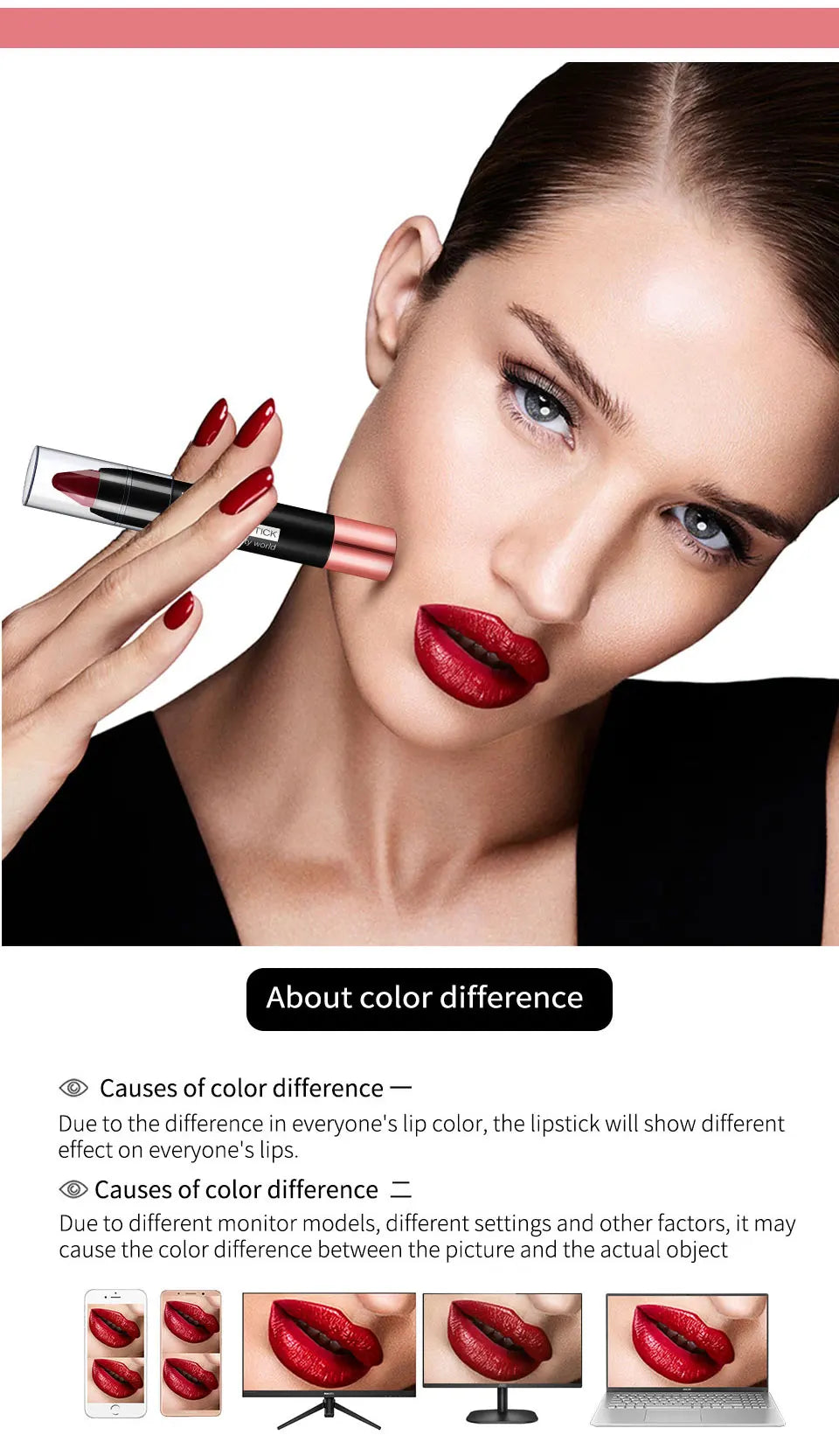 OEM Factory Wholesale Long Lasting Matte Lipstick Waterproof Matte Velvet Lip Stick Good Vibrations