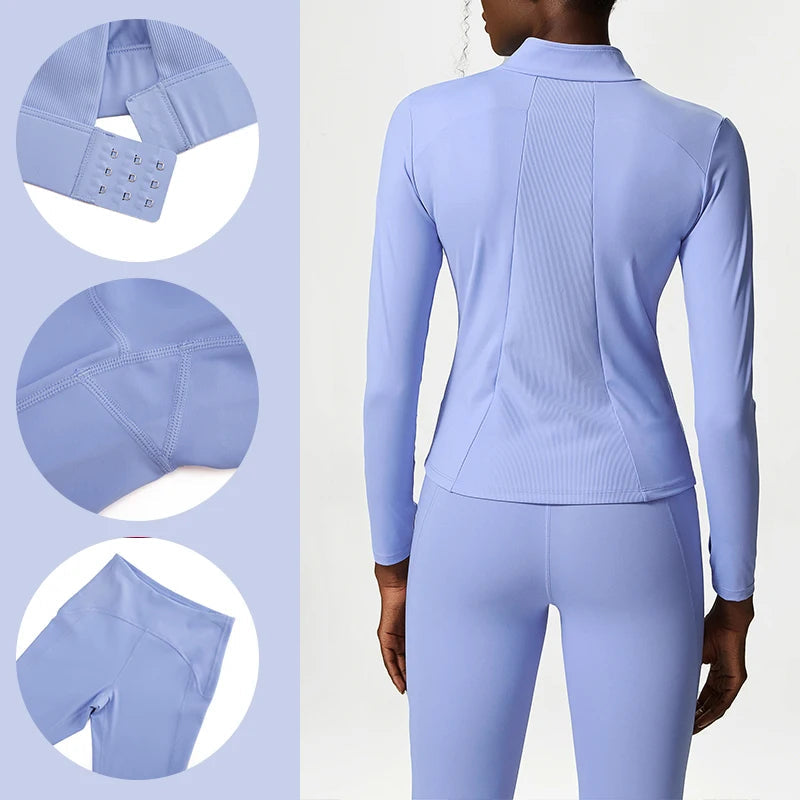 Athletic Exercise Sport Women Set Stretchy Plus Size Workout Sets Anti-static 3 Piece Women Fitness Suits Good Vibrations