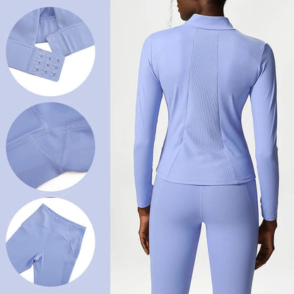 Athletic Exercise Sport Women Set Stretchy Plus Size Workout Sets Anti-static 3 Piece Women Fitness Suits Good Vibrations