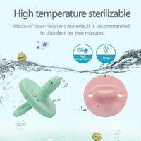 TYRY.HU Baby Newborn Soft Food Silicone Nipple Infant Safe Circle Type Nipples Toddler Pacifier Kids Teether Toy For Boy Girls Good Vibrations