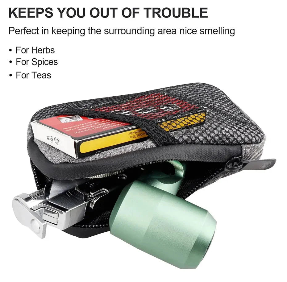 FIREDOG Smell Proof Carbon Lined Tobacco Bag For Cigarettes Herb Odor Container Case Storage Pouch Good Vibrations Adult Super Store