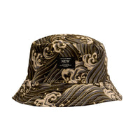 Great Retro Wave Japan Anime Bucket Hat Reversible Women Cotton Spring Outdoor Sun Caps Male Bob chapeau Fisherman Hats Good Vibrations