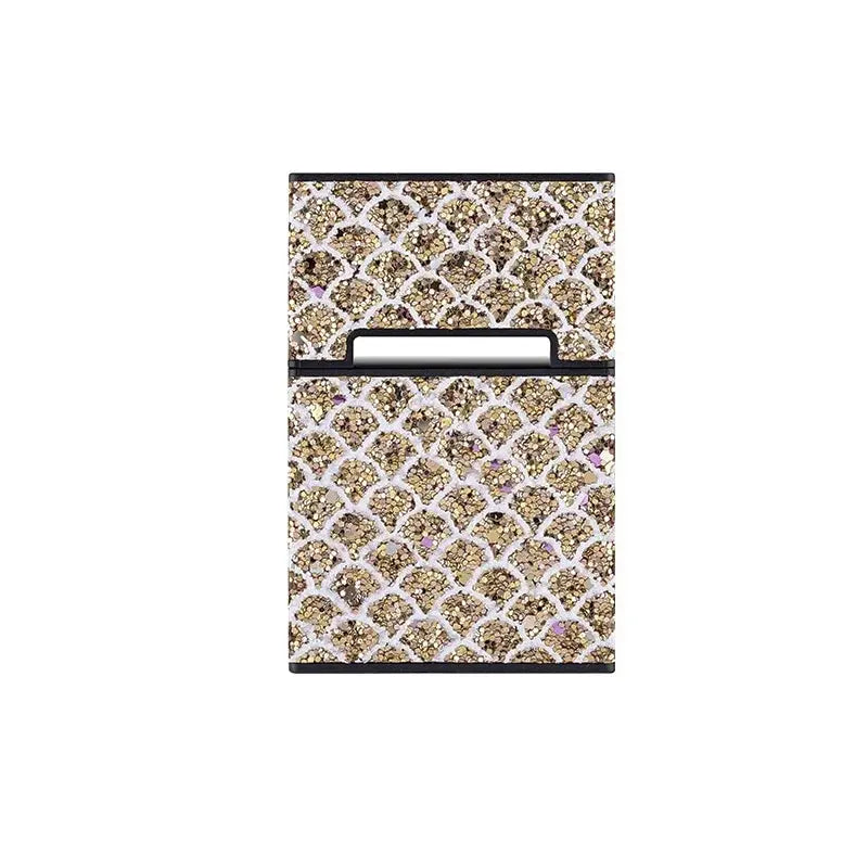 Luxury Design Kacone Cigarette Holder Box for Women, PU Leather, 20PCs Capacity.