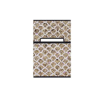 Luxury Design Kacone Cigarette Holder Box for Women, PU Leather, 20PCs Capacity.