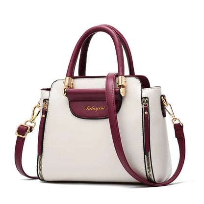 Women's bag 2025 new fashion women's bags hit color hand-held  bag Europeand the United States all-match shoulder messenger bag Good Vibrations
