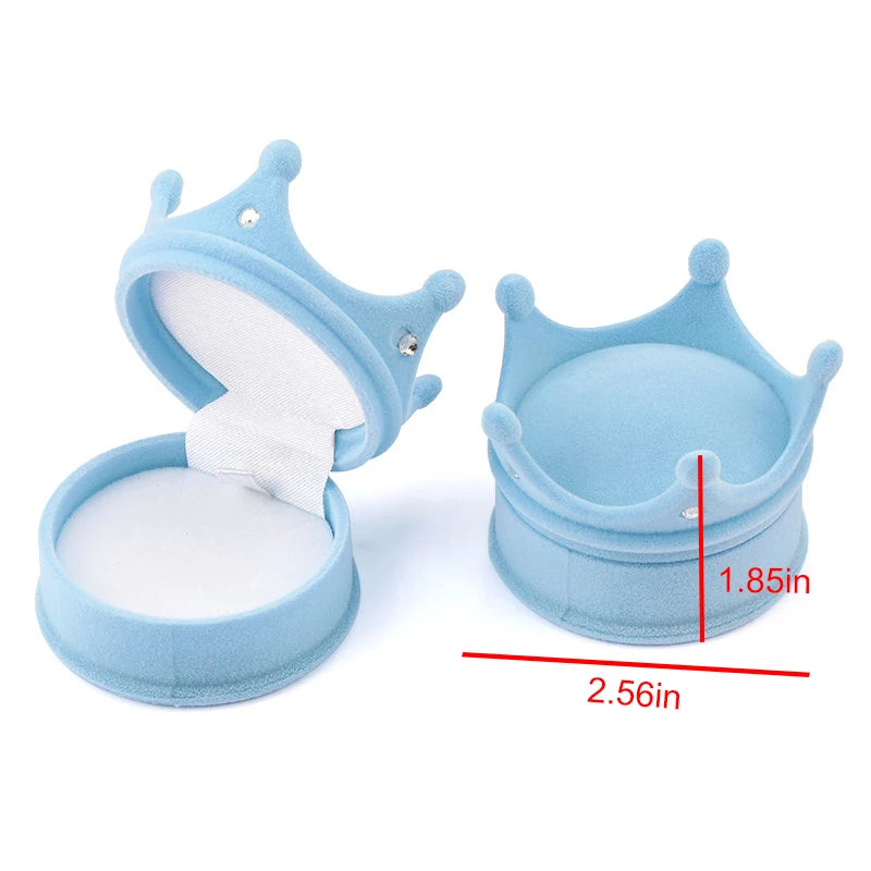 1 Piece Lovely Velvet Jewelry Box Container Wedding Ring Box for Earrings Necklace Bracelet Display Gift Box Holder 16 styles Good Vibrations