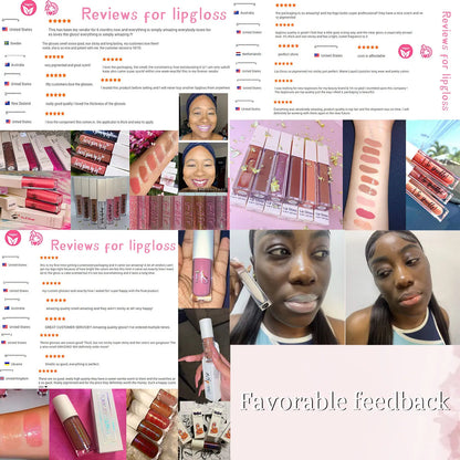 Make Your Own Brand Makeup Lipgloss Wholesale Custom logo Vegan Private Label Nude Lip Gloss Good Vibrations