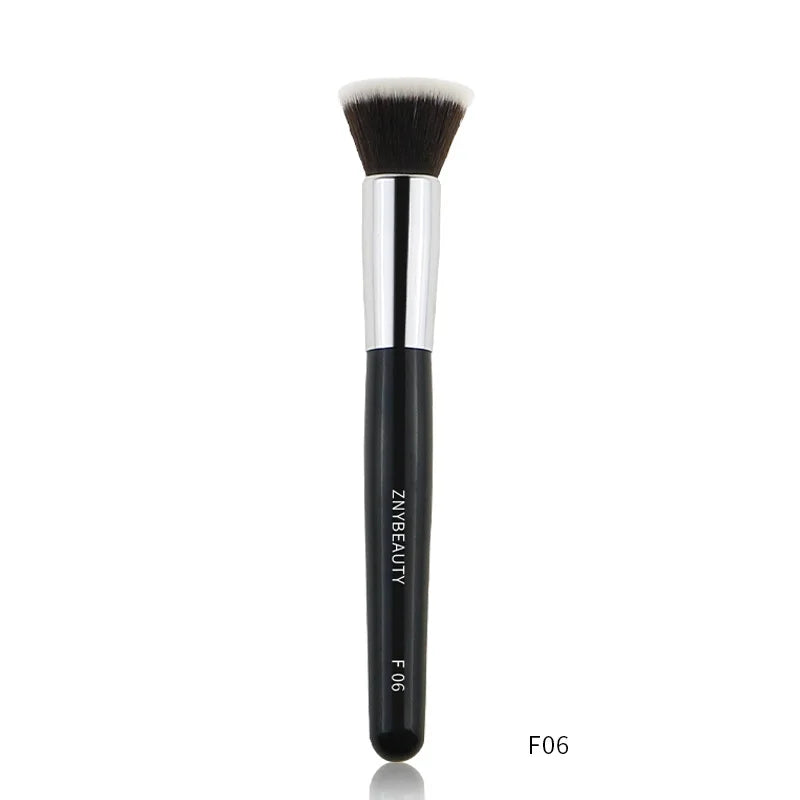 ZNY Professional 5-40 Pcs Black Wholesale Makeup Brushes Set Powder Foundation Highlight Eyebrow Eye Shadow Brushes Makeup Good Vibrations