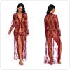 Women Set with Lace Trim Sexy Cardigan Robes Pajamas Young Girls Night Dress Sexy Lingerie Transparent Long Sleeve Woven Adults Good Vibrations