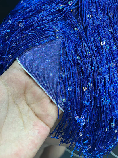 Novance Y4085 New Women Outfits 2024 Elegant Performance Wear Women With Spandex and Tassels Sexy Summer Clothing for Party Good Vibrations